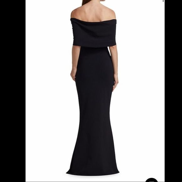 Chiara Boni La Petite Robe Benje Stretch Jersey Fishtail Gown Size US2 $995 - Picture 3 of 10